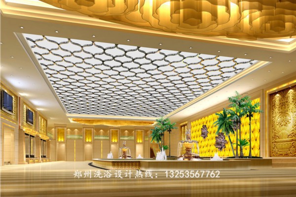 夜幕下的华锦大厦，茶韵休闲好去处